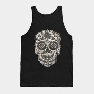 Gothic Day Of The Dead - Stars Sugar Skull 3 Tank Top